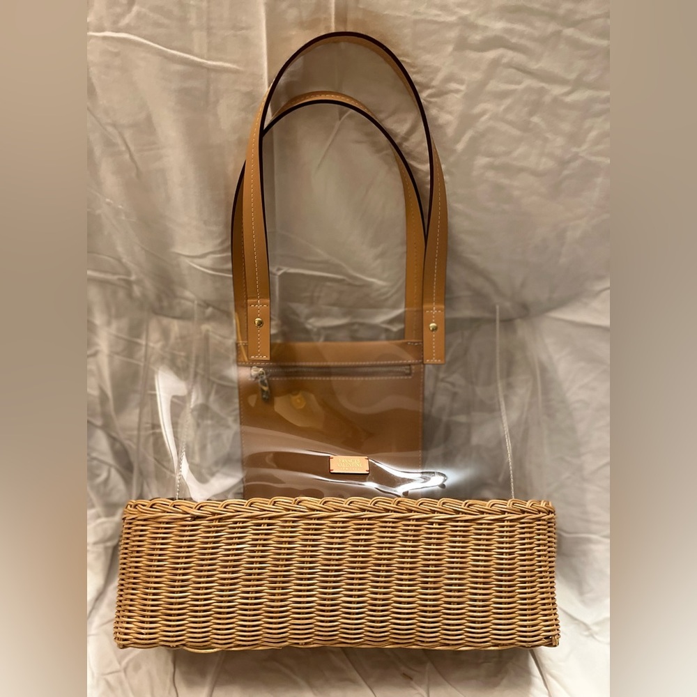 Frances Valentine wicker tote bag